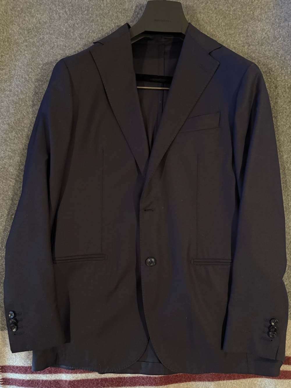 Kiton Dark Navy Single-Breasted suit
